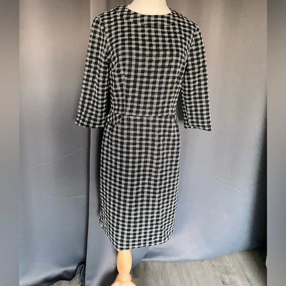 Unique Vintage Black and White Dress